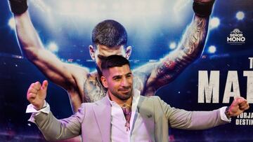 Ilia Topuria tras la presentación de su nueva película.