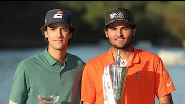 Un PGA con mucho ‘gol’ en la bolsa: el hijo de Raúl es el caddie de Chacarra
