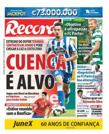 Portadas de la prensa deportiva