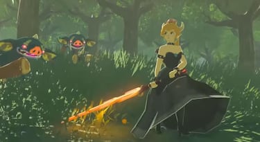 Bowsette aparece en Breath of the Wild