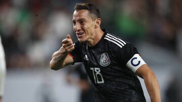 Andrés Guardado, tras marcar en la Copa de Oro.