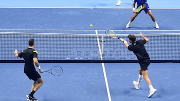 Marcel Granollers y Horacio Zeballos, en las ATP Finals.