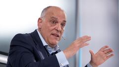 El presidente de LaLiga, Javier Tebas