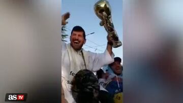 El desborde anímico de los argentinos por su paso a la final y su ilusión por salir campeón no tiene limites.