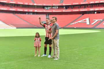 La presentación de Ander Herrera en su vuelta a San Mamés