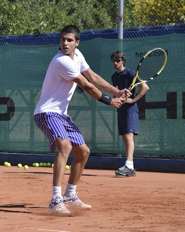 Carlos Alacaraz y Juan Carlos Ferrero.