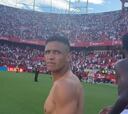 Captan la primera reacción de Alexis Sánchez tras ganarle al Barcelona