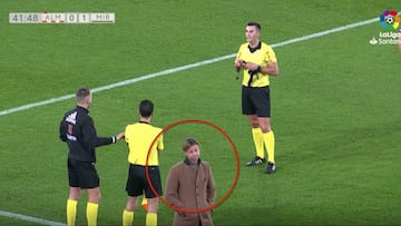 El gesto de Guti que terminó en lío con el árbitro...