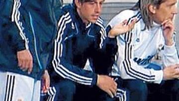 Guti se negó a calentar.