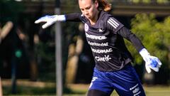 La Roja Femenina realizó su tercer día de entrenamientos en la cancha del Colegio Colombo Británico de Cali. En la primera jornada del Grupo A tendrá descanso.