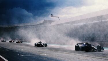 Carlos Sainz al volante del Williams FW47 Mercedes durante el Gran Premio de Gran Bretaña de Fórmula 1 disputado en el circuito de Silverstone.