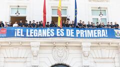 04/06/24 CD LEGANES VISITA LA COMUNIDAD DE MADRID DEL POR SU ASCENSO A PRIMERA DIVISION 