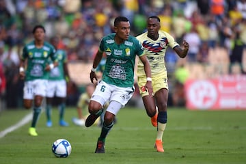 El lateral colombiano ha demostrado su calidad desde que llegó a León para el Apertura 2018. Sus actuaciones con la 'Fiera' lo llevaron a la Copa América con la selección cafetalera.