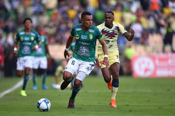 El lateral colombiano ha demostrado su calidad desde que llegó a León para el Apertura 2018. Sus actuaciones con la 'Fiera' lo llevaron a la Copa América con la selección cafetalera.