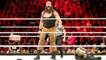 Braun Strowman, durante un espect&aacute;culo de la WWE.