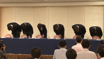 Japan's disgraced basketball players in public bow of apology