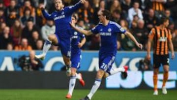 Chelsea no tuvo problemas para superar a Hull City en calidad de visita.