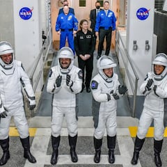 Who are the four astronauts of NASA’s SpaceX Crew-12 mission to the International Space Station?