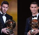 La parcela en el Balón de Oro en la que Cristiano supera con claridad a Messi