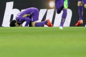 Juventus se vio sorprendido con una Fiorentina ordenada y de salida rápida. Gran partido de Salah.