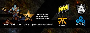 Fnatic, Alliance, Na'Vi y Cloud9 confirmados para Dreamhack Bucarest