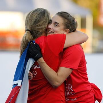 Tras derrotar a Estados Unidos en semifinales de la Copa Panamericana, Chile clasificó por primera vez al mundial de hockey césped femenino. ¡Tremendas!