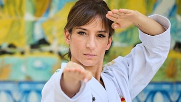 Sandra Sánchez en el I Clinic Internacional de Karate.