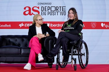 Adi Iglesias y Loida Zabala, atletas paralímpicas.
