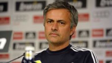 José Mourinho, en rueda de prensa.