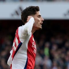 Kai Havertz, al ritmo de Robin Van Persie con el Arsenal