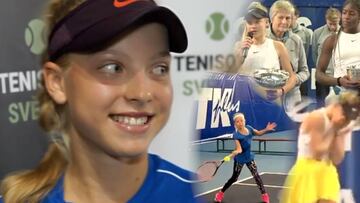 Una estrella de 13 años en la pista: así es Fruhvirtova, la última sensación mundial del tenis