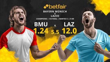 Bayern de Múnich vs. Lazio: horario, TV, estadísticas, cuadro y pronósticos