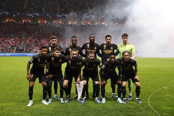 Kepa; Carvajal, Nacho, R¨¹diger, Fran Garc¨ªa; Valverde, Camavinga, Modric; Bellingham; Rodrygo y Vinicius.