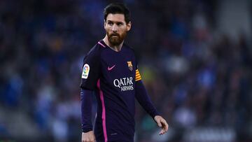 Messi, jugador del Barcelona.