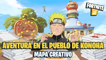 Fortnite x Naruto: c&oacute;mo jugar al mapa de Konoha