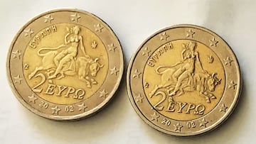 dos euros grecia