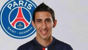 El fotomontaje de Di María vestido del PSG que circula por las redes sociales.