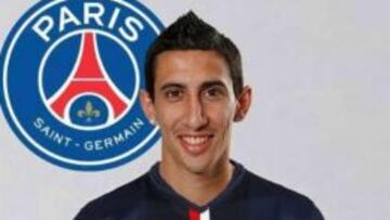 El fotomontaje de Di Mar&iacute;a vestido del PSG que circula por las redes sociales.