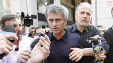 <b>PROTECCIÓN. </b>Como ocurría en Milán, Mourinho también tendrá un guardaespaldas en Madrid.