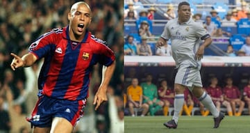 Ronaldo, Iniesta, Nadal... Famous sports figures then and now