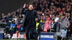 MADRID, SPAIN - FEBRUARY 18: Diego Simeone, Manager of Atletico Madrid reacts during the UEFA Champions League round of 16 first leg match between Atletico Madrid and Liverpool FC at Wanda Metropolitano on February 18, 2020 in Madrid, Spain. (Photo by Michael Regan/Getty Images)
PUBLICADA 19/02/20 NA MA04 1COL