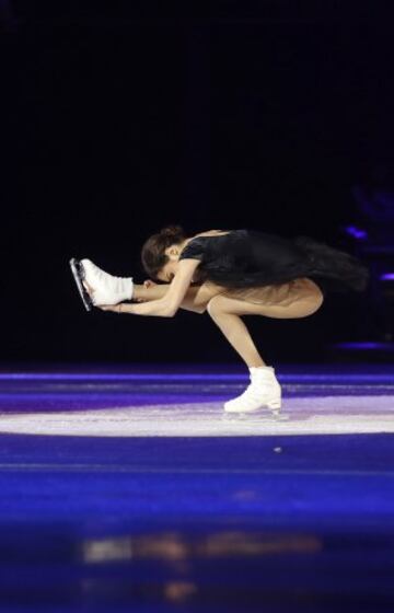 La patinadora rusa vigente campeona del Mundo y de Europa, Yevguéniya Medvédeva.