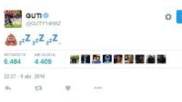 Guti se apunta al lío de Twitter