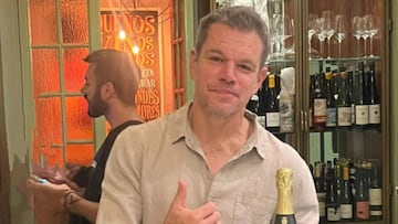 Matt Damon acude a un restaurante de Barcelona y deja una nota a uno de sus dueños: “Tienes que trabajar más”