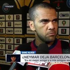 Alves lo tiene claro, muy claro: "Neymar tiene que ser valiente"