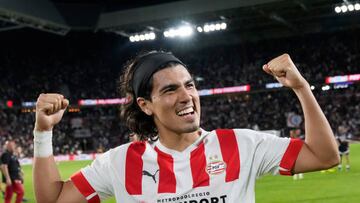 EINDHOVEN, NETHERLANDS - AUGUST 9: Erick Gutierrez of PSV during the UEFA Champions League  match between PSV v AS Monaco at the Philips Stadium on August 9, 2022 in Eindhoven Netherlands (Photo by Photo Prestige/Soccrates/Getty Images)