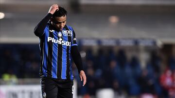 Bergamo (Italy), 13/03/2022.- Atalanta's Luis Muriel reacts during the Italian Serie A soccer match Atalanta BC vs Genoa FC at the Gewiss Stadium in Bergamo, Italy, 13 March 2022. (Italia, Génova) EFE/EPA/PAOLO MAGNI
