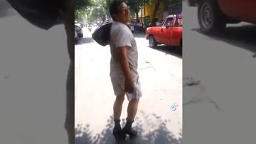 Apostó en contra del América y tuvo que salir en tacones a la calle