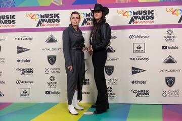 Marlena en la alfombra roja de LOS40 Music Awards.