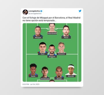 Aluvión de memes tras la relación Mbappé - Barça